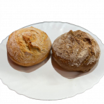 Ganzes Brötchen hell/dunkel